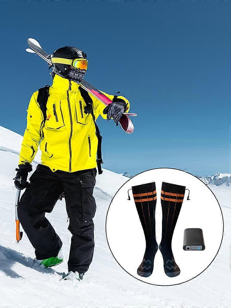 Lämmityssukat miehille Naisten ,1 pari Pitkä jalka Nukkuminen Lämpimämpi Vaellus Hiihtopyöräily Lämpö