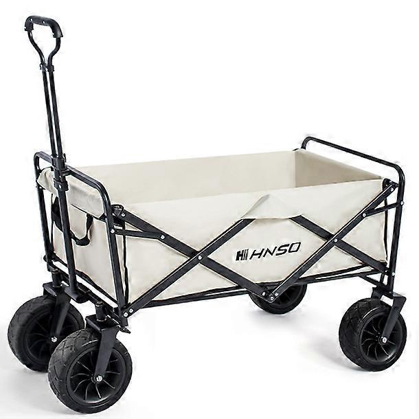 Collapsible Folding Wagon Utility Cart, Foldable All Terrain Wagon for Outdoor