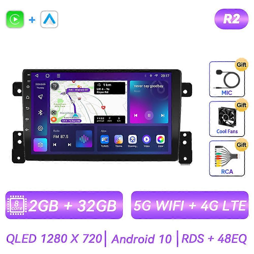Für Suzuki Grand Vitara 3 2005-2013 2014 2015 Android Autoradio Multimidia Player Auto Carplay Touchscreen Video GPS Navigation