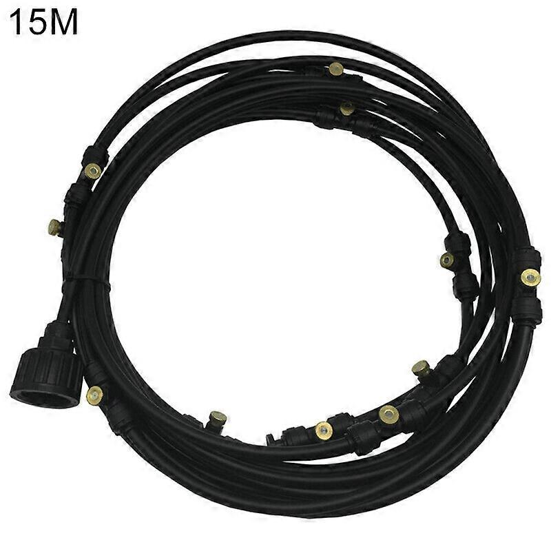 6-18m Outdoor Misting Cooling System Garden Irrigation Water Nozzles Set JIKAIX