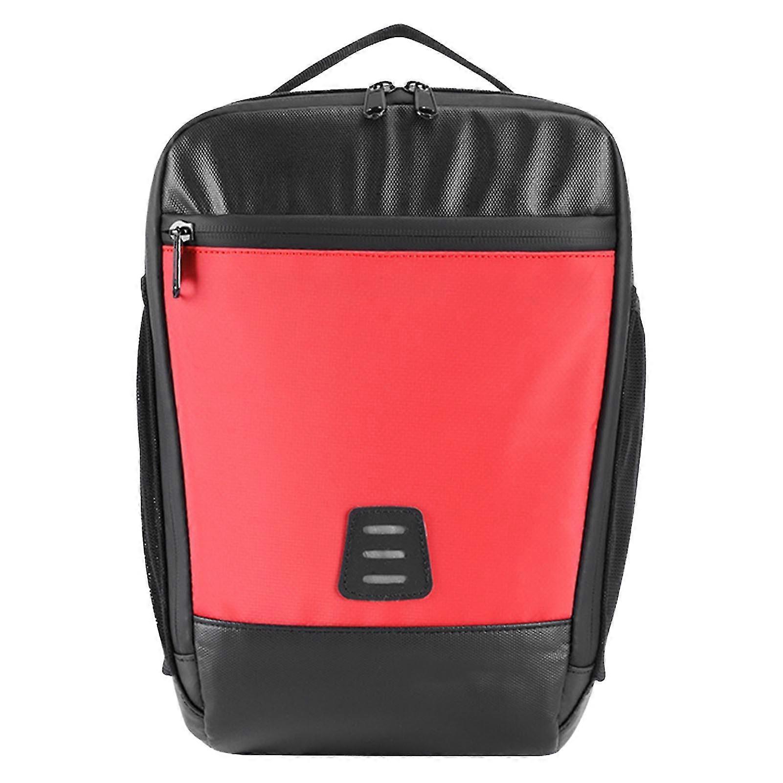 7.3l Bicycle Front Frame Bag Side Bottle Mesh Bag Design Suitable For Riding Running