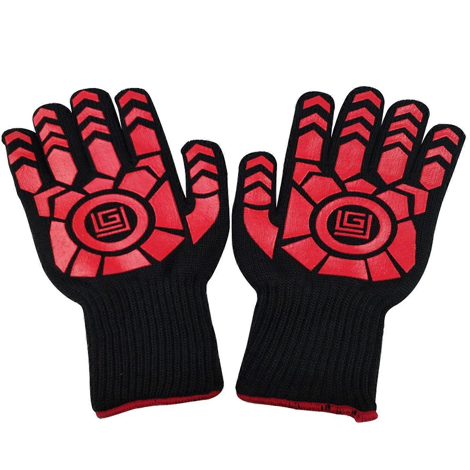 Soft Griddle Gloves 500 Degrees High Temperature Resistance Kitchen BBQ Work