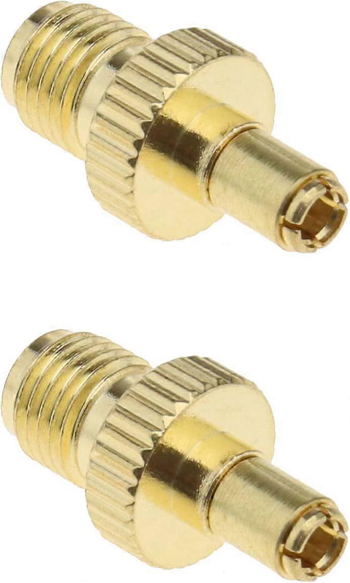2er-Pack SMA-Buchse auf TS9-Stecker HF-Adapter Vergoldete Koaxialanschlüsse für Rundfunkantennen