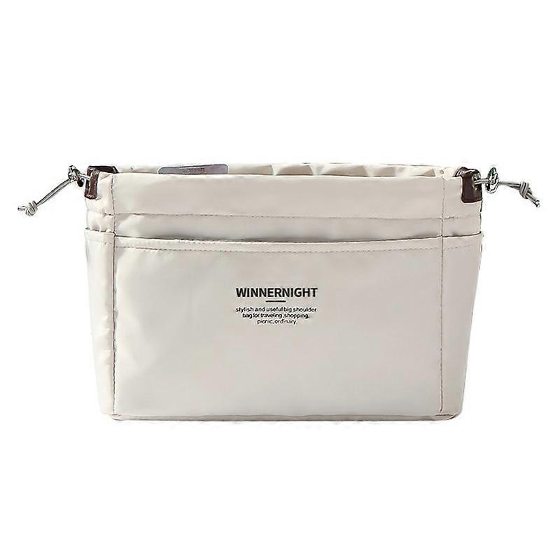 Travel Cosmetic Bag with Adjustable Drawstring Large Capacity StorageSorting Organizing Liner Bags for Vacation JIKAIX