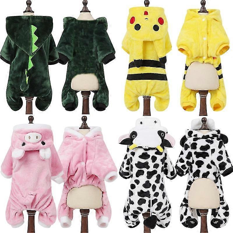 Pet Dog Ρούχα Μαλακά Ζεστά Φλις Σκυλιά Jumpsuits Ρούχα Κατοικίδιων Ζώων Για Μικρά Σκυλιά Κουτάβι Γάτες Hoodies Τσιουάουα Γιορκσάιρ Κοστούμι Παλτά