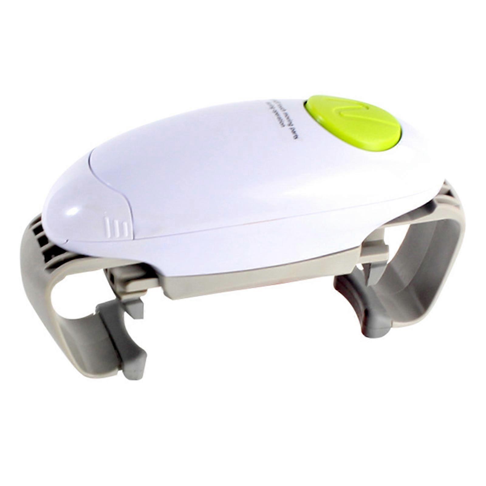 (Green Button) Can Opener Household Kitchen Tools Multi-Function Electric Bottle Opener