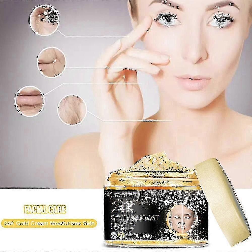 ジェイスイング 24K ゴールド クリーム 脱塩 ファイン アンチリンクル ファーミング モイスチャライズ ザ スキン | |