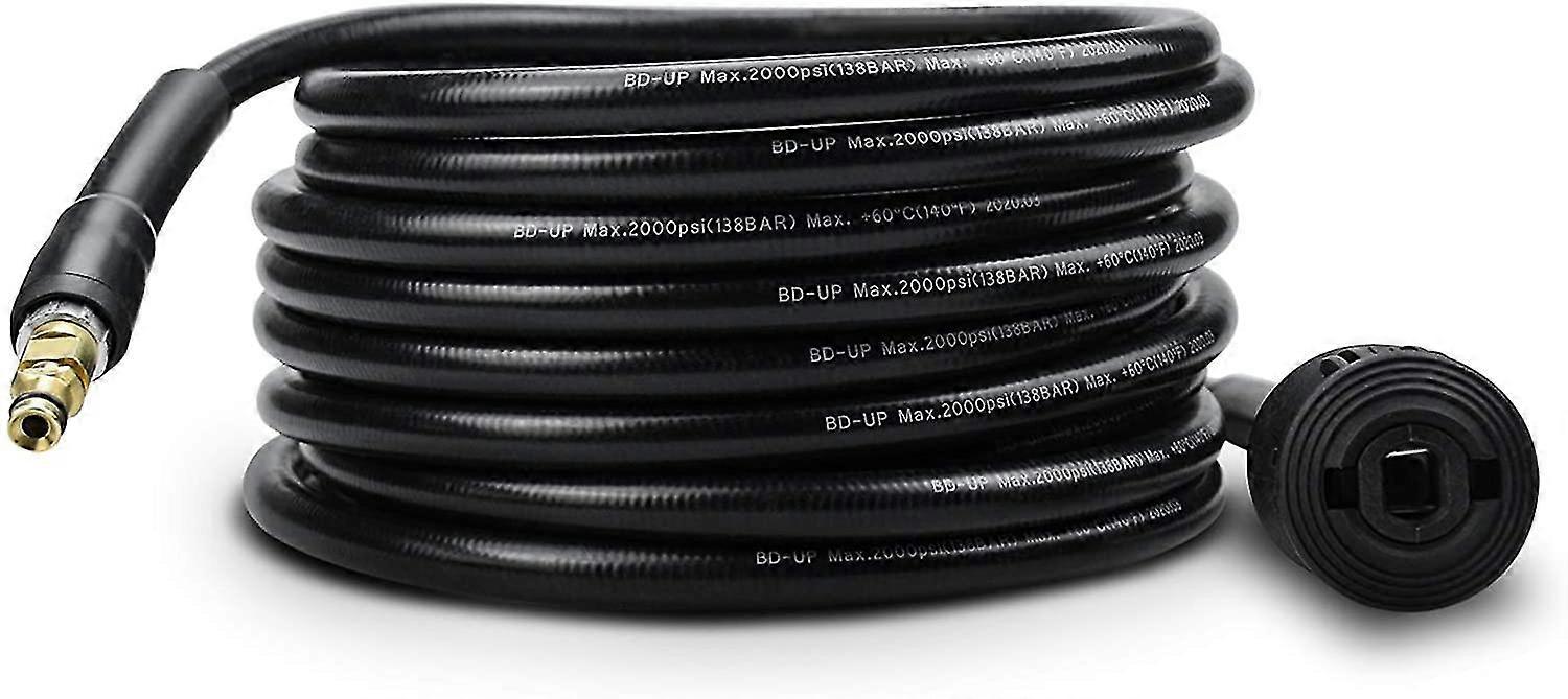 High Pressure Hose Extension 15m (For Quick Connect Models) For Karcher K2 K3 K4 K5 K6 K7 Ssxjv