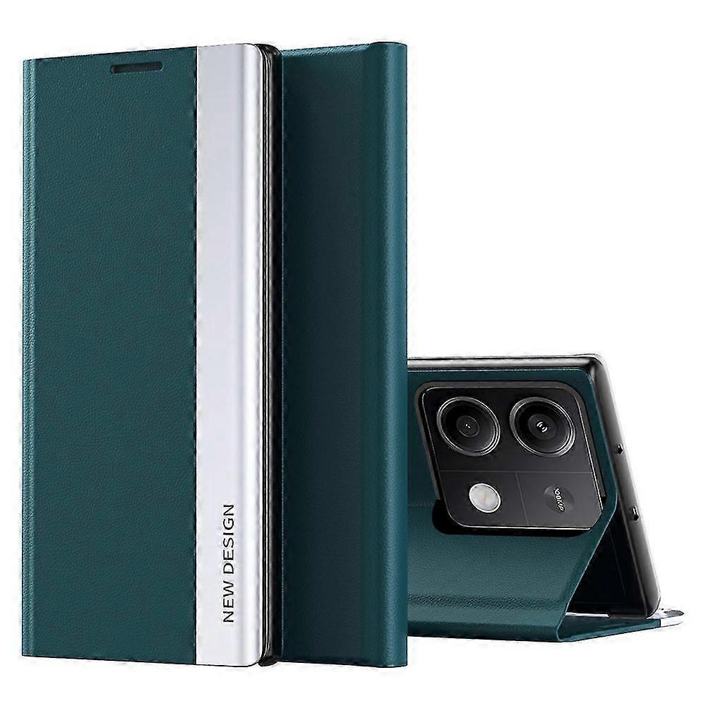 For Xiaomi Redmi Note 13 5G Phone Cover PC Shell+Leather Scratch-proof Case