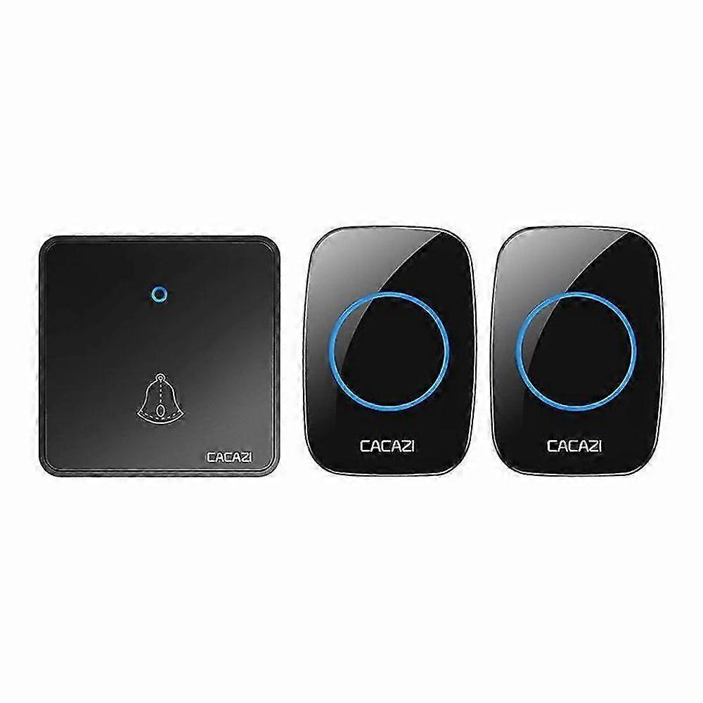 Wireless Digital Remote Control Doorbell 86 Large Button Pager Home Doorbell One-To-Two Pager