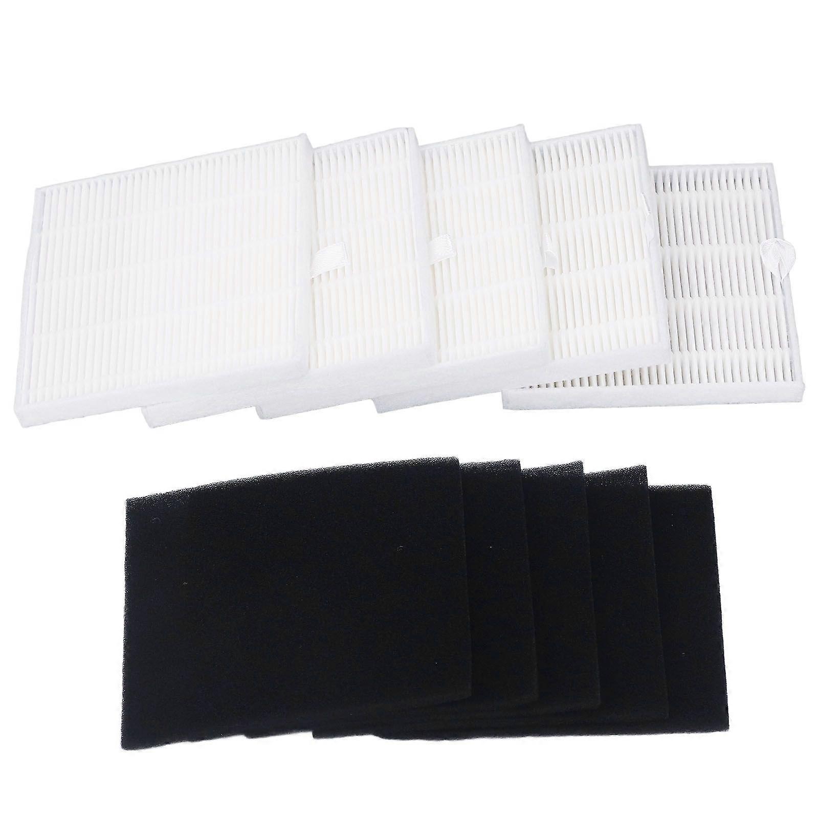 5 PCS Sweeper Replacement Filters for ILIFE A7 V80 V8s Sweeping Robot Filter Accessories
