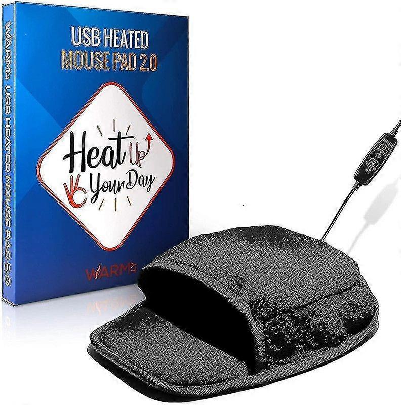 Heated Computer Mouse Pad Hand Warmer: Usb Hand Warmer For Computer | Removable Heating Element | 3 Temperature