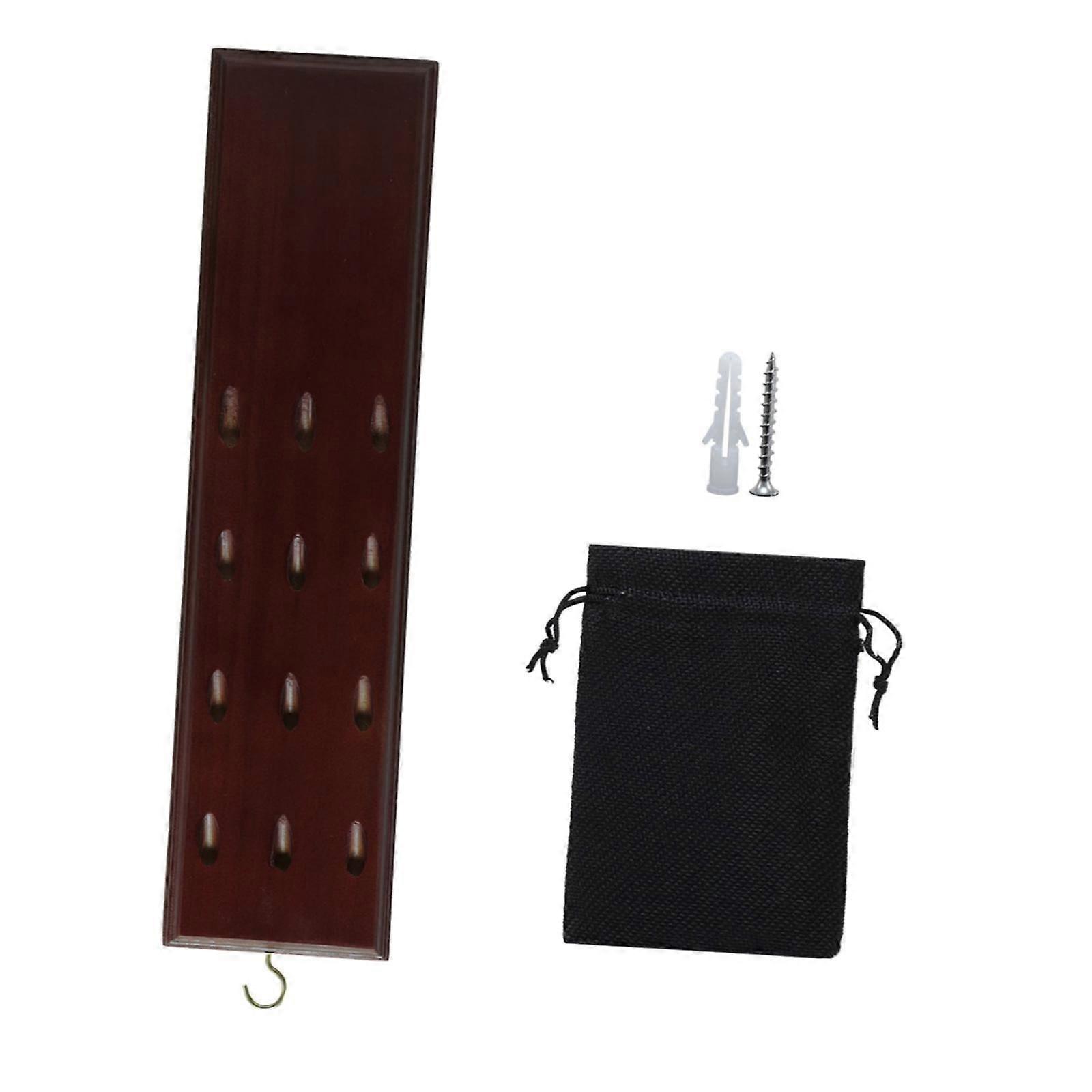 Wall Mount Dart Holder Solid Wood Dart Bracket for Workshop Game Room Garage Wood