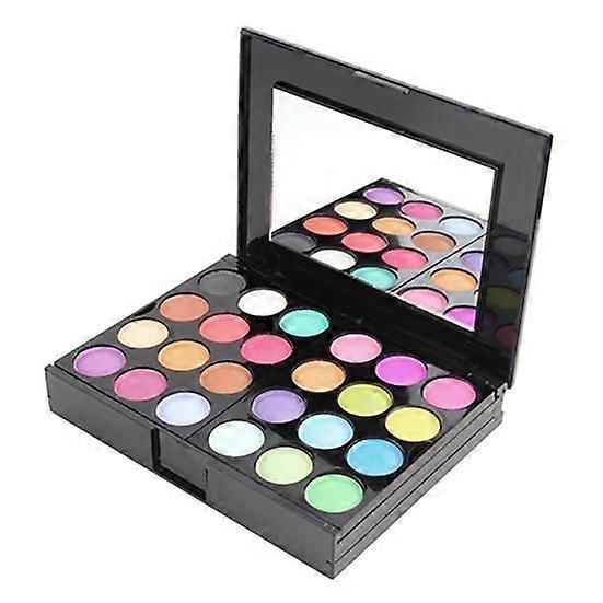 Blusher Lip Gloss Shimmers Eyeshadow Palette Makeup Kit Brush Mirror Cosmetic Set