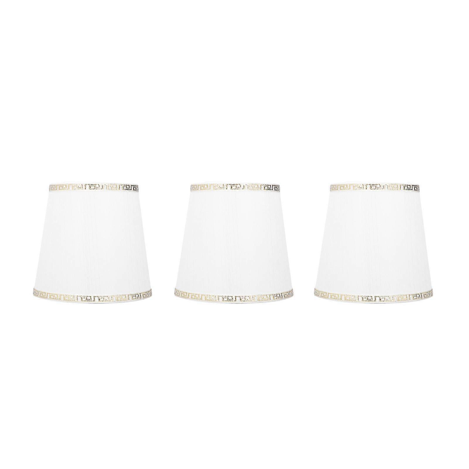3Pcs Small Lamp Shades, E14 Soft Cloth for Table Lamps