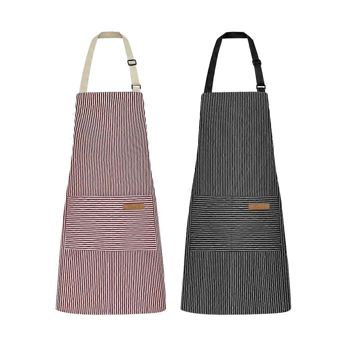 Kitchen aprons, cotton polyester blend, adjustable