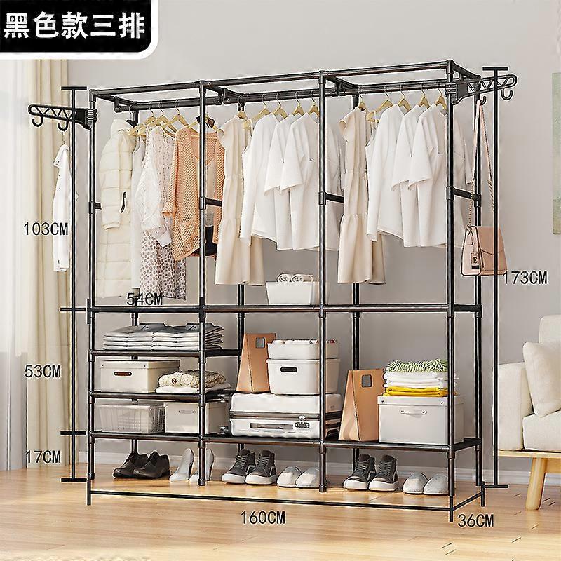 Clothes Hat Rack 3 Row