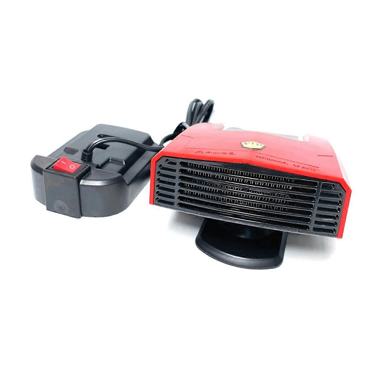 Car Heater Snow Demister Cold Defrosting Warm Wind Rotation Heating Fan for 18V Battery Car Mounted