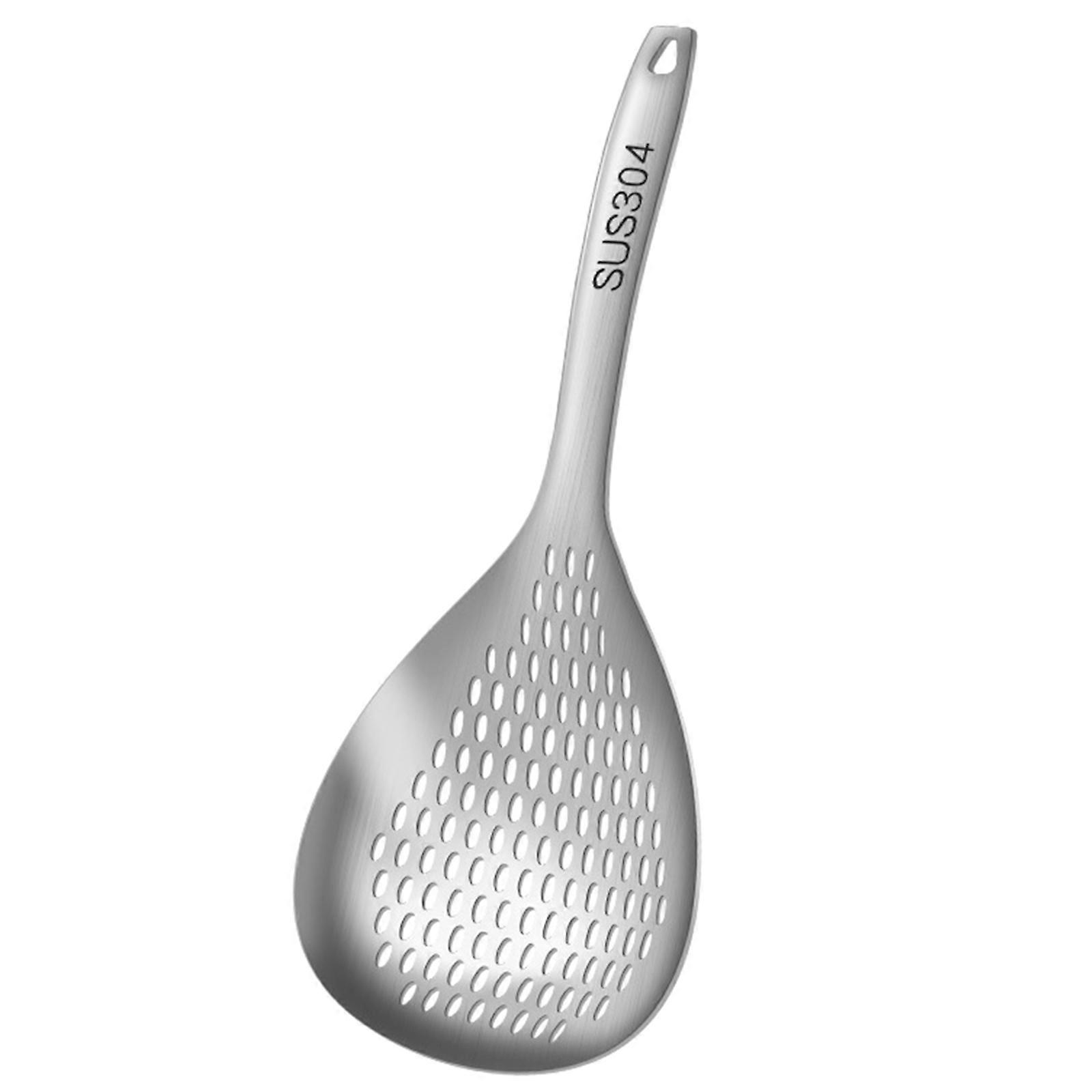 Steel Ladle Practical Ladle Spoon Convenient Kitchen Tool for Cooking and Draining
