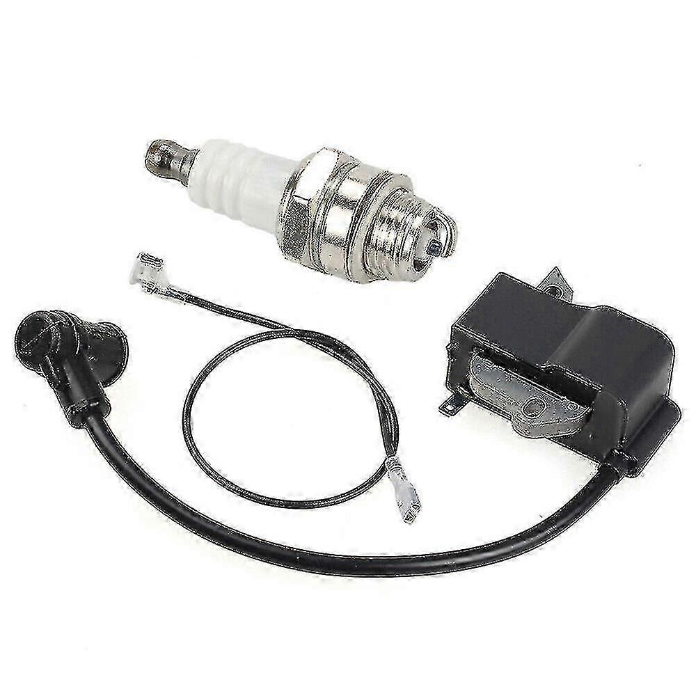 Ignition Coil+ Spark Plug Fits Stihl Hs75 Hs80 Hs85 Hl75k Fs75 Fs80 Fs85