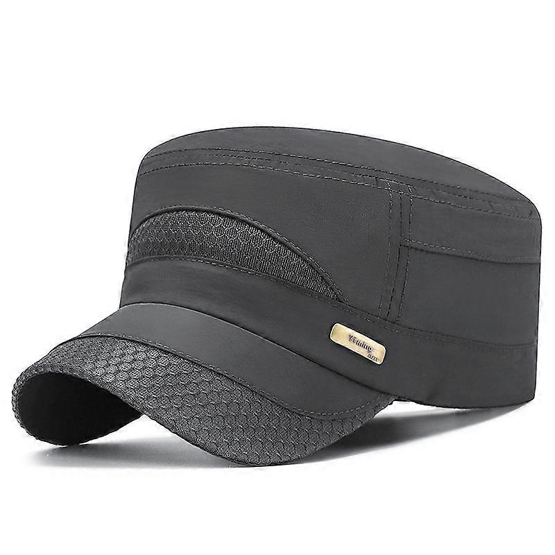 Spring Summer Military Caps Men Quick-Drying Flat Hat Outdoor Mesh Cap Sun Hat Trucker Snapback Baseball Cap Army Visors Hat