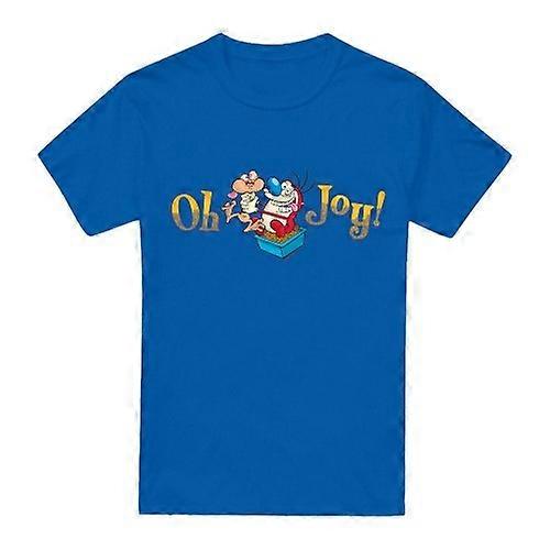 Ren & Stimpy Herre Oh Joy T-skjorte