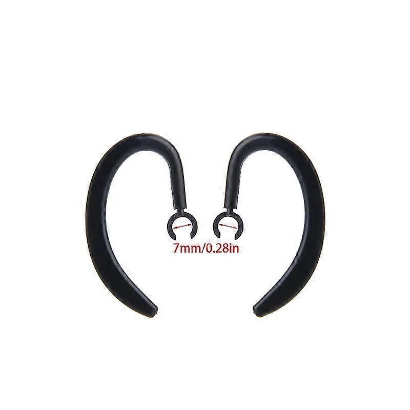 1 Pair Rubber Rotary Retractable Earhook Earloop For Bluetooth-compatible