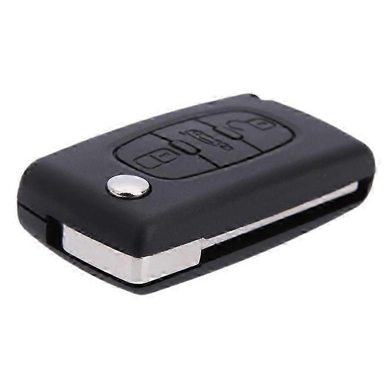 Flip Folding Remote Car Keyless Key Case Shell suitable for PEUGEOT 407 307 308 607 3 Buttons