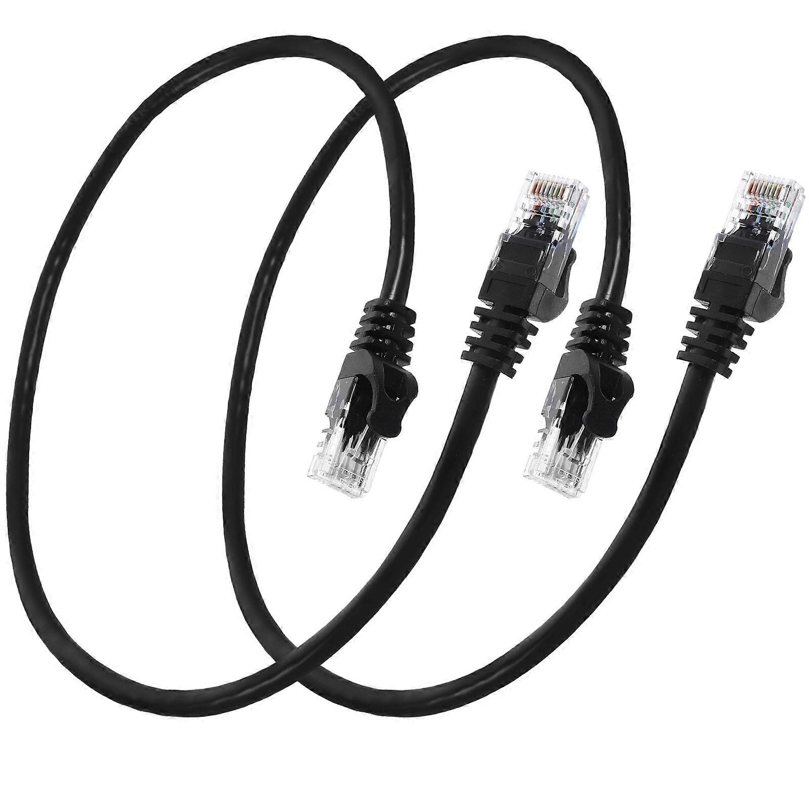 2Pcs Network Cable Cat6 Networking Cord Computer Network Cable Internet Cable