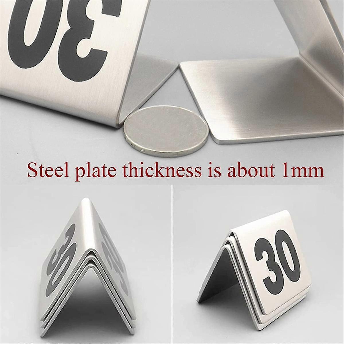 50PCS Restaurant Bar Place Table Marker Tabletop Number Sign