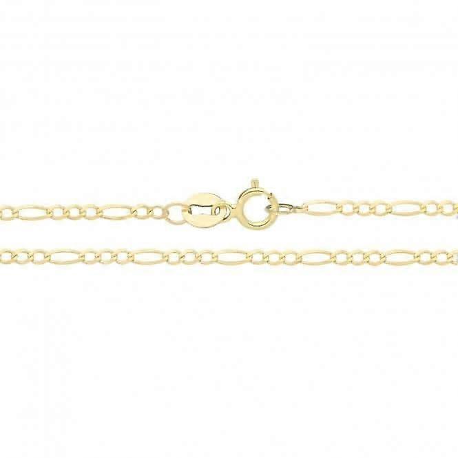 9CT Yellow Gold Figaro Chain CH138