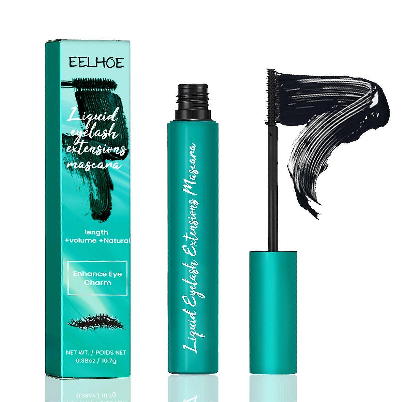 Eelhoe Mascara Long Thick Curling Waterproof Sweat-Proof Lengthened Without Blocking Not Easy To Smudge