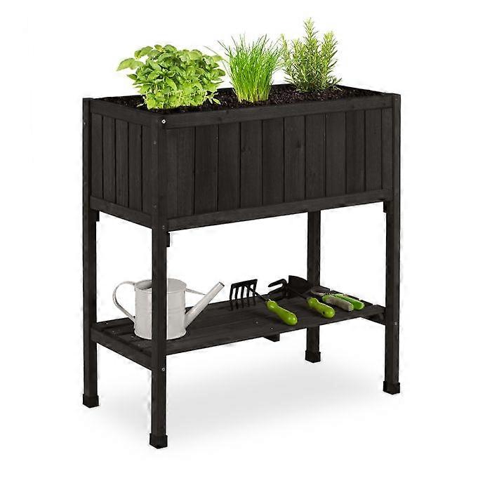Raised bed of spruce