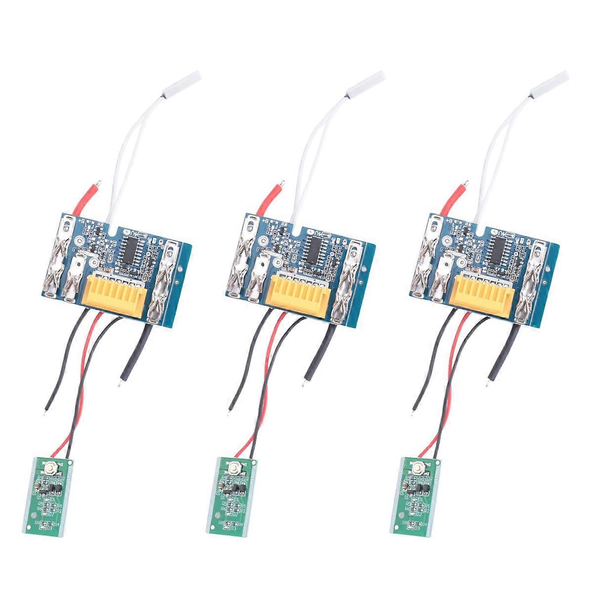 3Pcs PCB Charging Protection Circuit Board for 18V 1.5Ah
