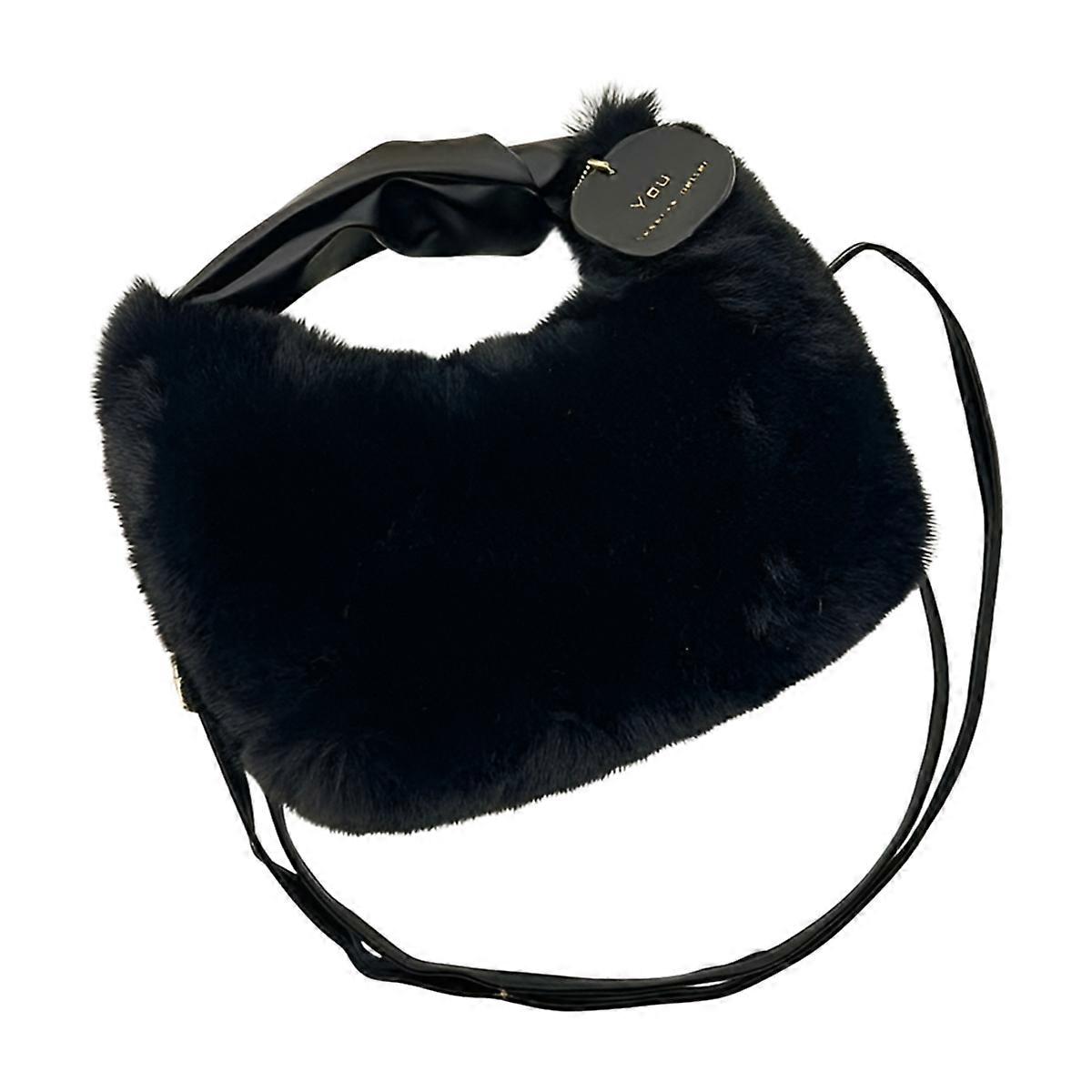 High-End Autumn and Winter Plush Crossbody Bag Versatile F