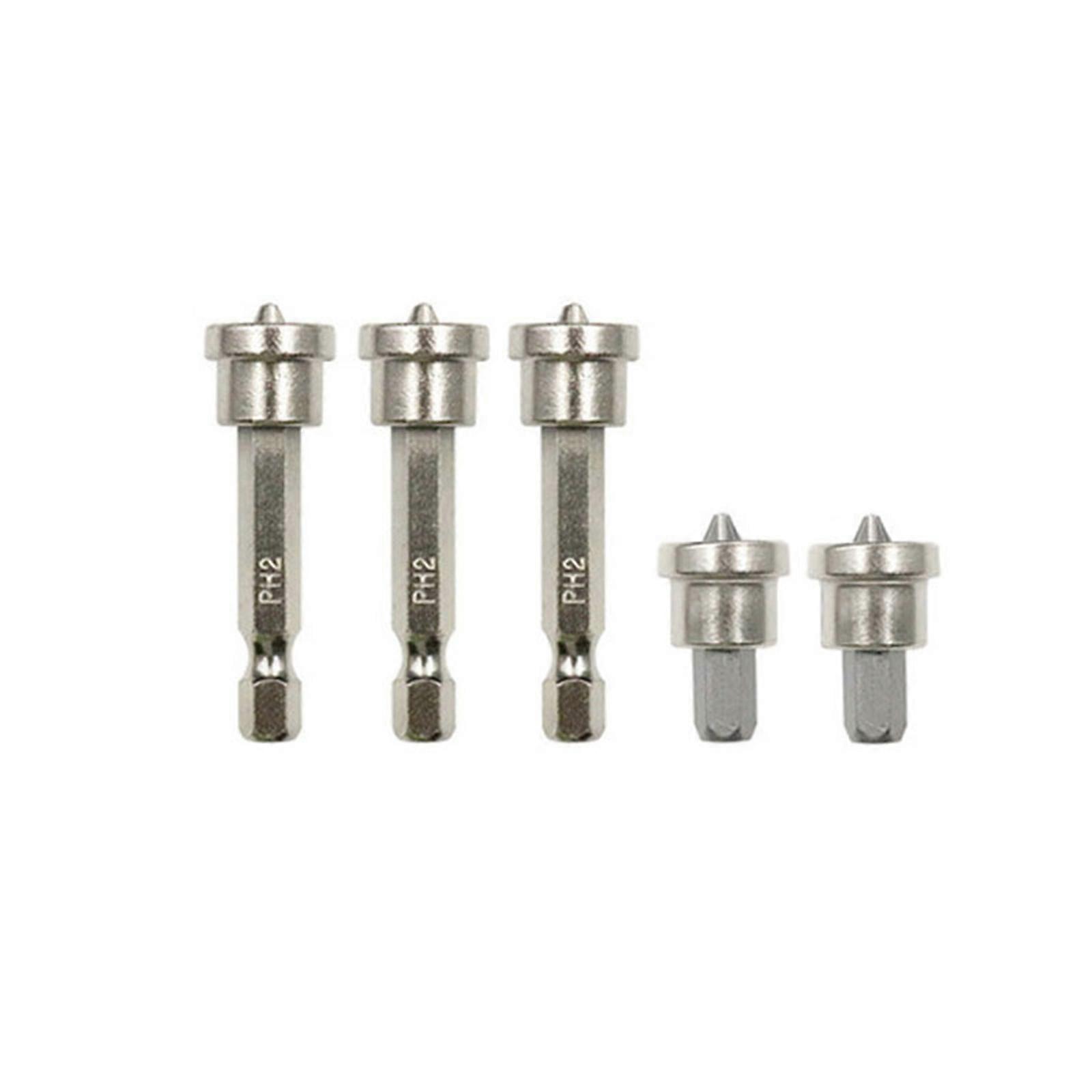 5/6/10 Pcs Magnetic Positioning Screwdriver Bits Carbon Steel Woodworking Screw Hex Shank Positioning Bit Batch for Head