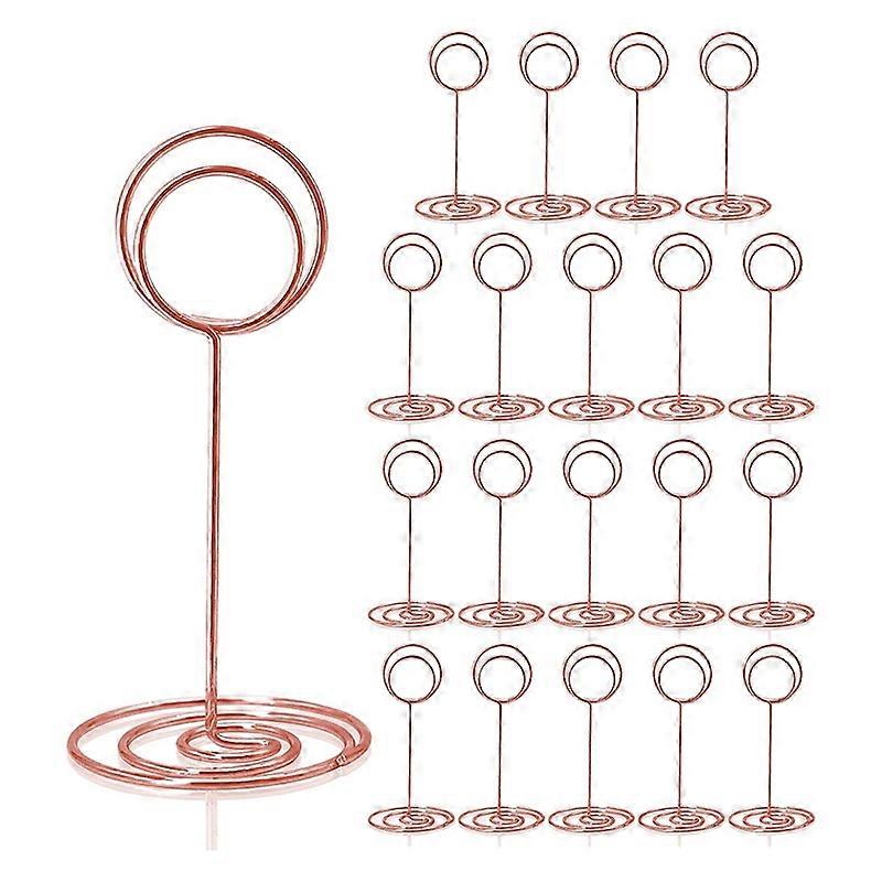 20Pcs - 3.35 Inch Place Card Holder Table Number Stands for Wedding C