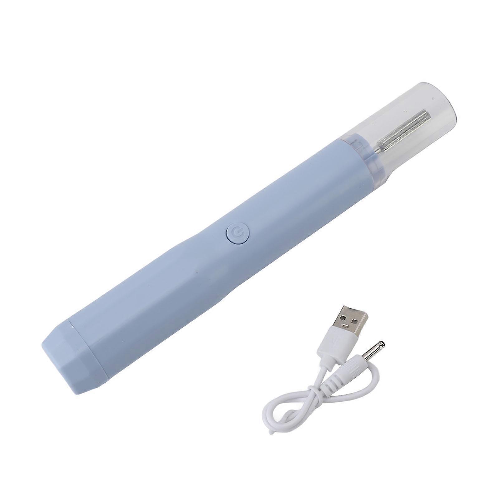 Electric Fish Scaler Automatic Handheld Quick Efficient ABS Stainless Steel Labor Saving Electric Fish Scale Remover for Processing Ingredients Blue