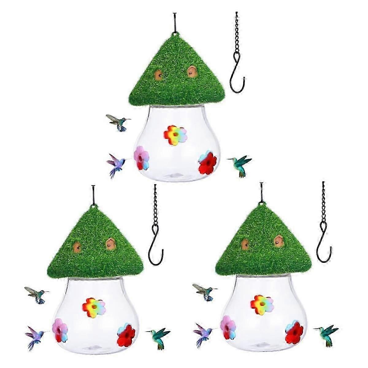 3PCS Bird Water Feeders for Outdoors Hanging with Water Spout Bird Water Dispenser for Outside Wild