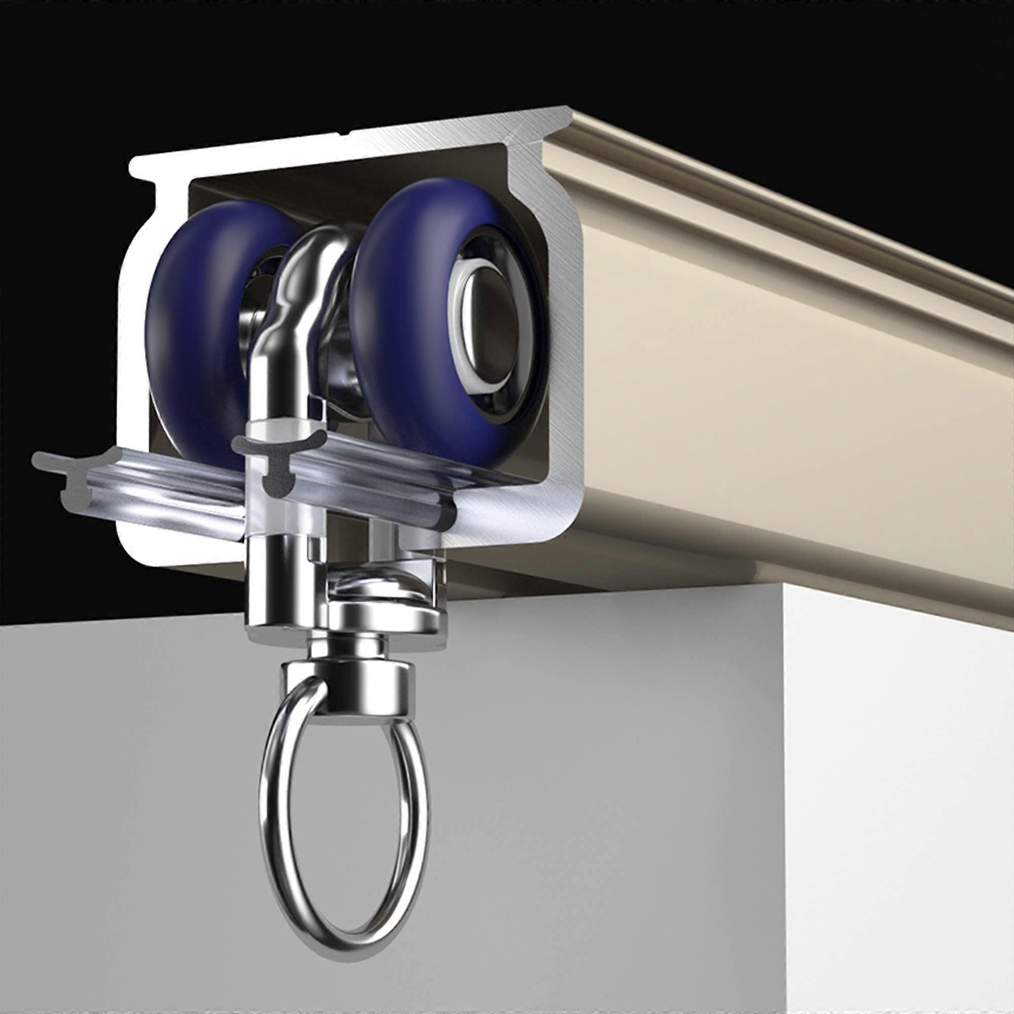 Ceiling Curtain Track for Curtains and Drapes - Heavy-Duty Sliding Rail for Wall or Ceiling Mount, Privacy Room Divider
