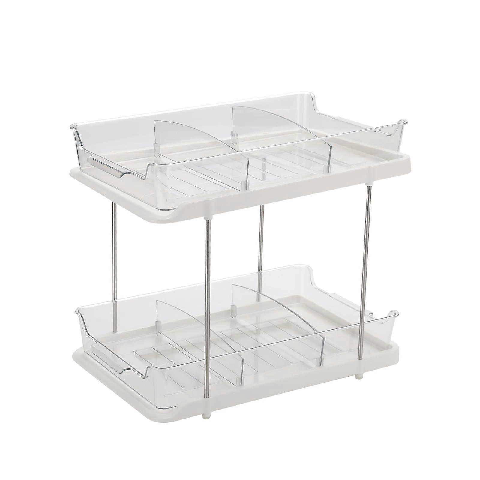 Durchsichtige Badezimmeraufbewahrung für Organizer Badezimmer 11inch