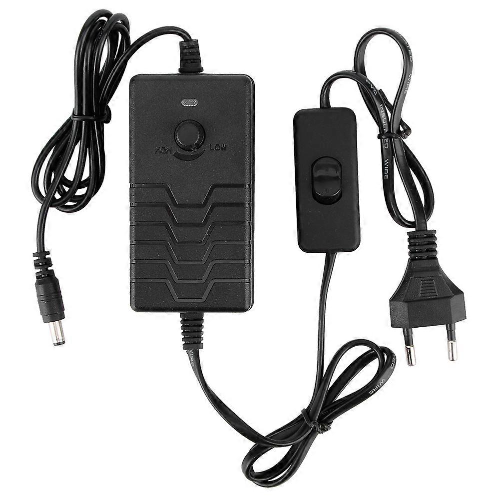 24V-36V 2A Adjustable Voltage Power Supply Adaptor with Switch for Controll DC LED Fan
