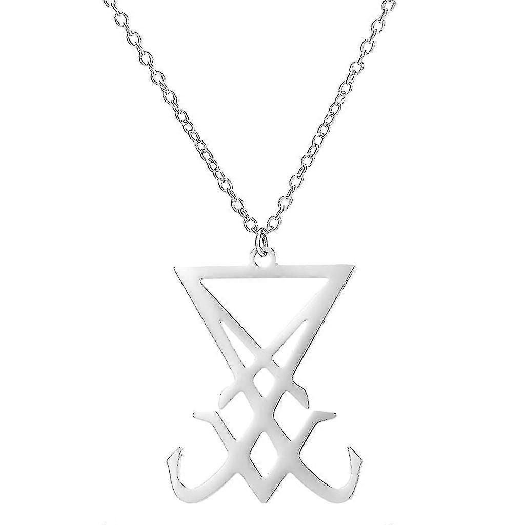 Satan Sigil Collier Lucifer Pendentif
