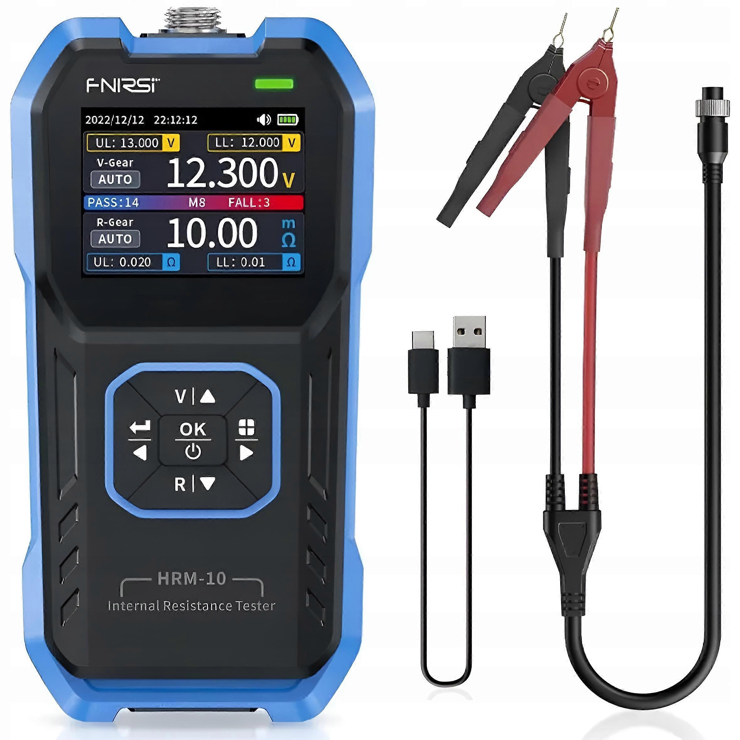 Fnirsi Hrm-10 Battery Voltage Resistance Tester