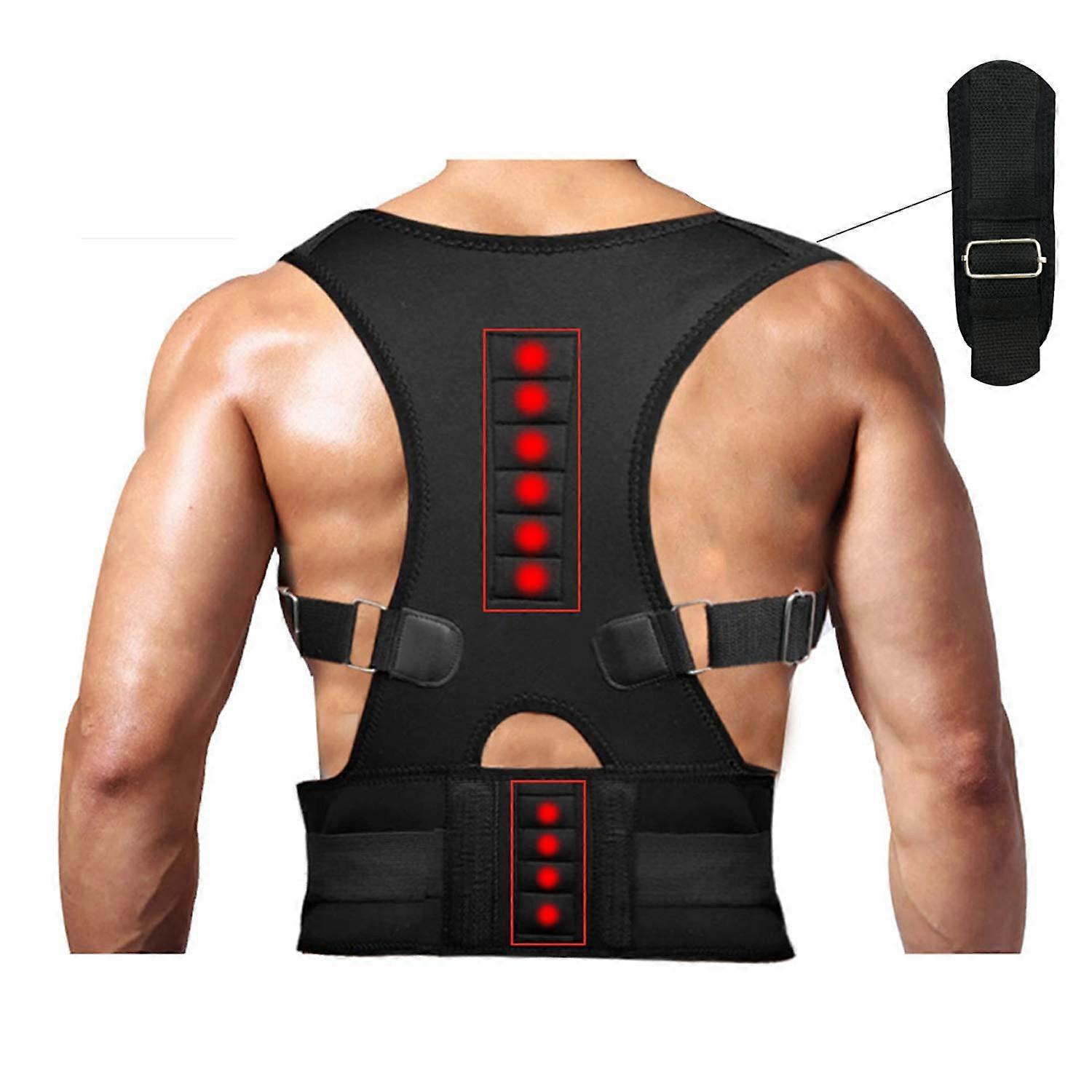 Magnetic Therapy Stance Support Back Brace -Fda Approved Medical Class Adjustable Status Corrective