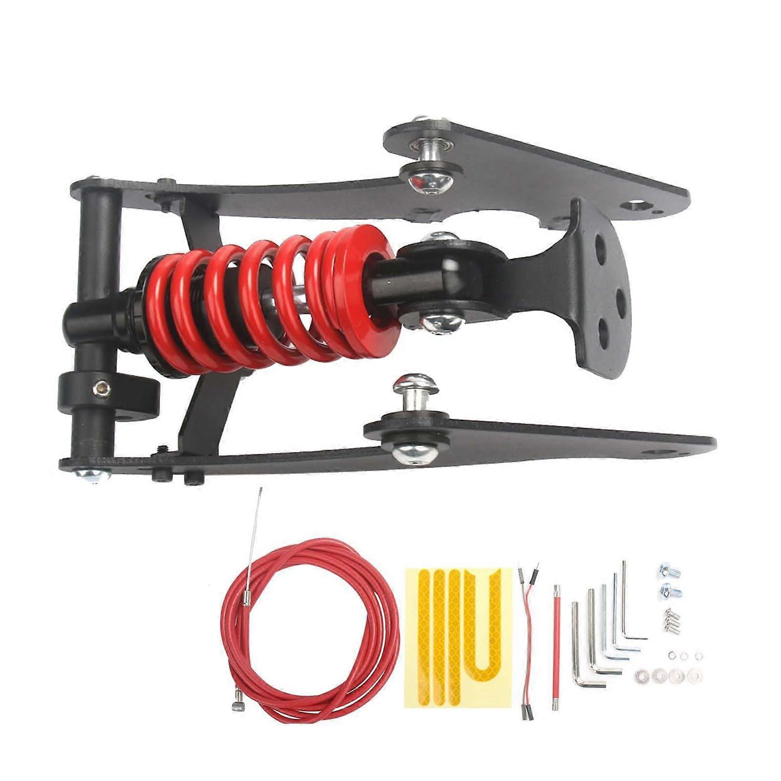 Electric Scooter Rear Suspension Shock Absorbers, Universal Spring Design for All Models, Durable Cycling Accessory