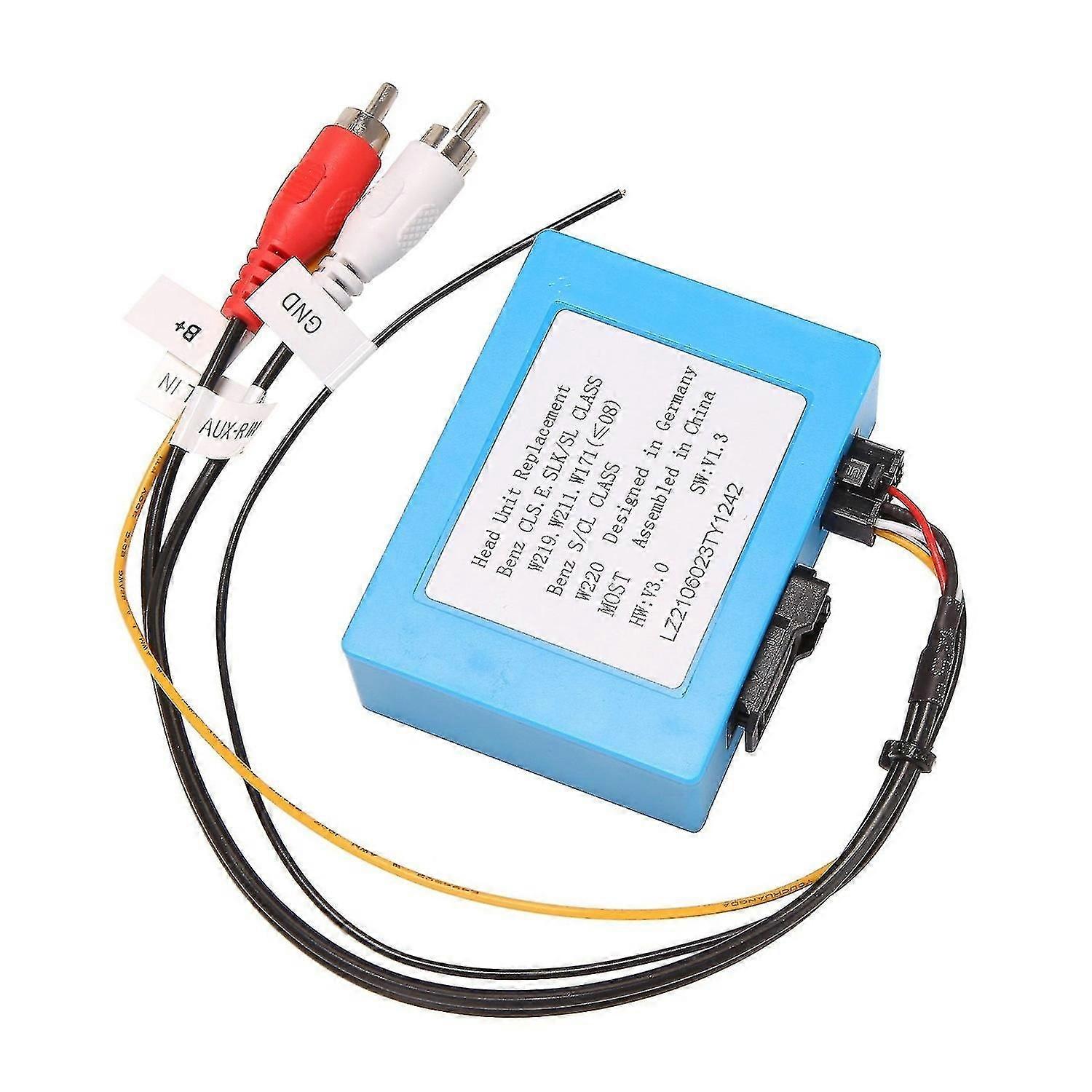 Car audio radio fiber decoder box suitable for E-class W211 W219 S-class W220