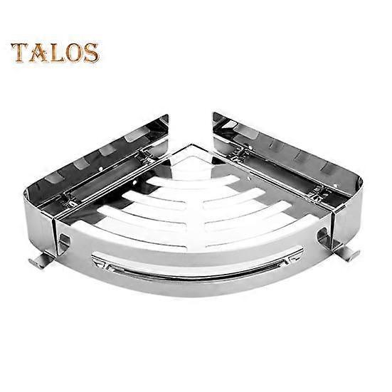 Space Saving Corner Shower Caddy Bathroom Shelf Punching Free Easy Installation 2 Hooks Bathroom Corner Shelf