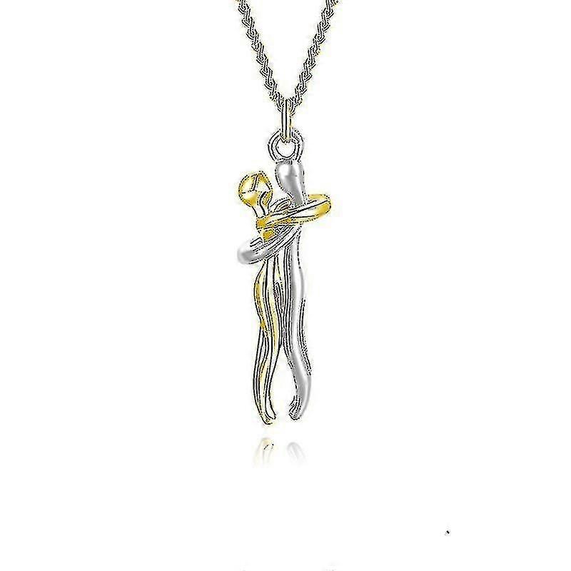 Couple Lovers Personality Hug Necklace