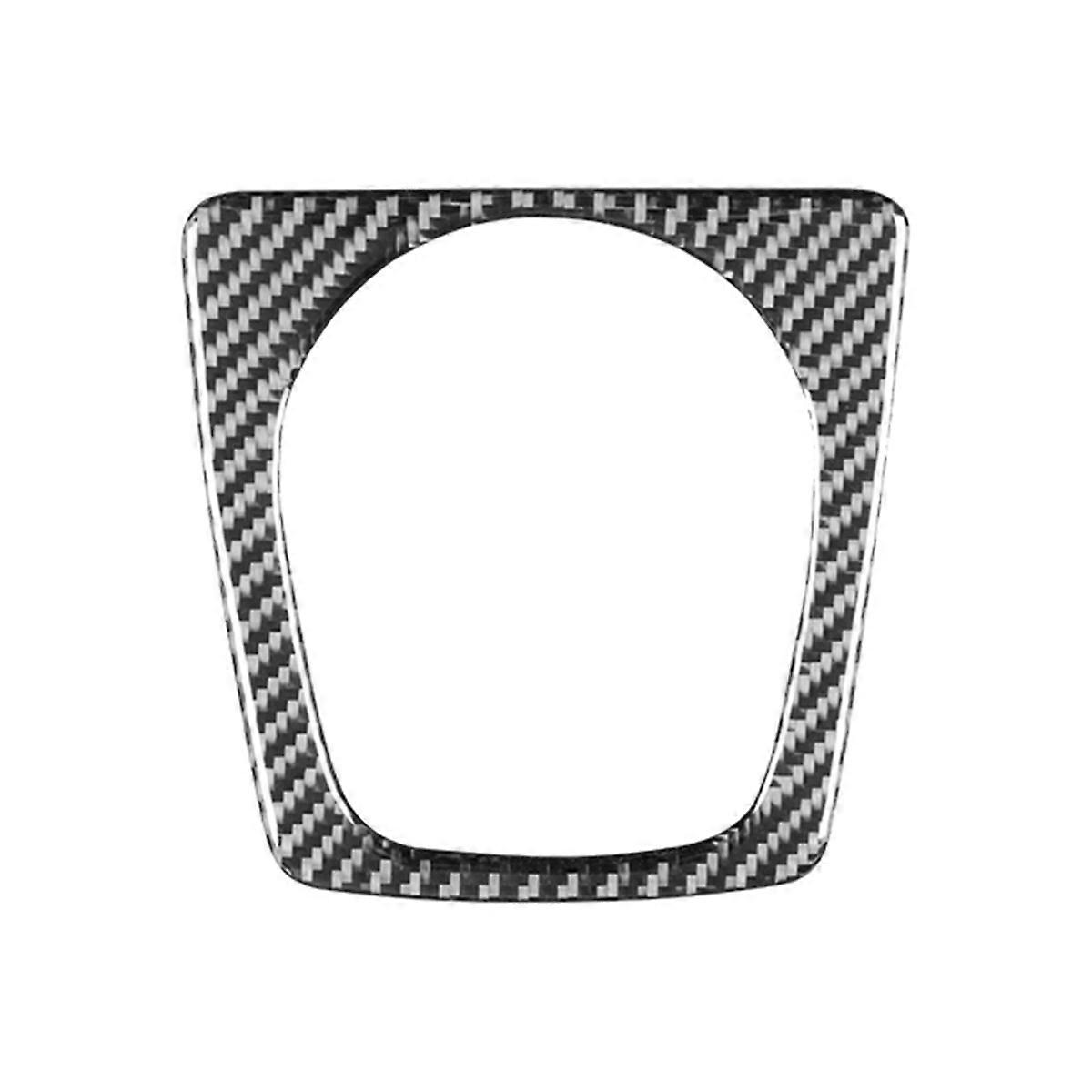 For CLA C117 GLA X156 A Class W176 Carbon Fiber Center Console Water Cup Holder Cover Trim
